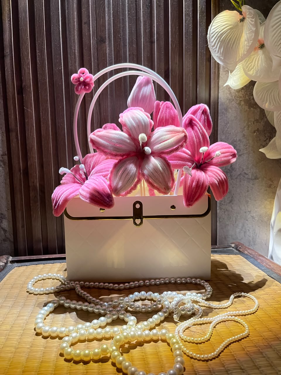 Blush Bloom Handbag Bouquet 💗