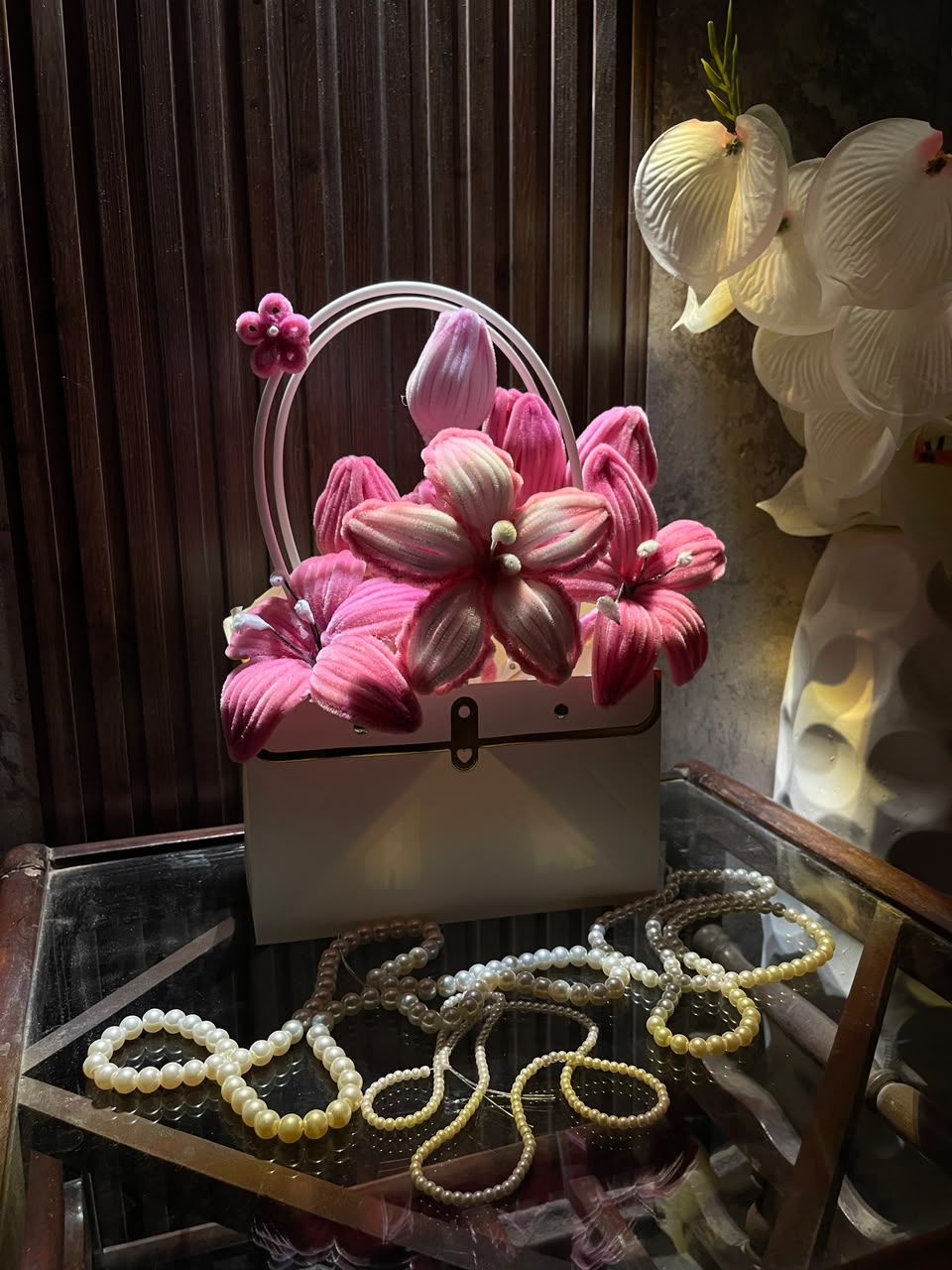 Blush Bloom Handbag Bouquet 💗