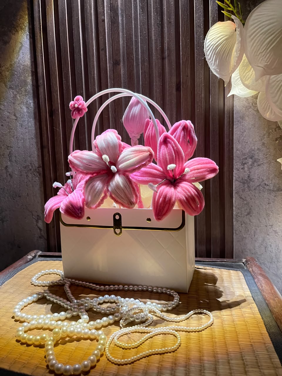 Blush Bloom Handbag Bouquet 💗