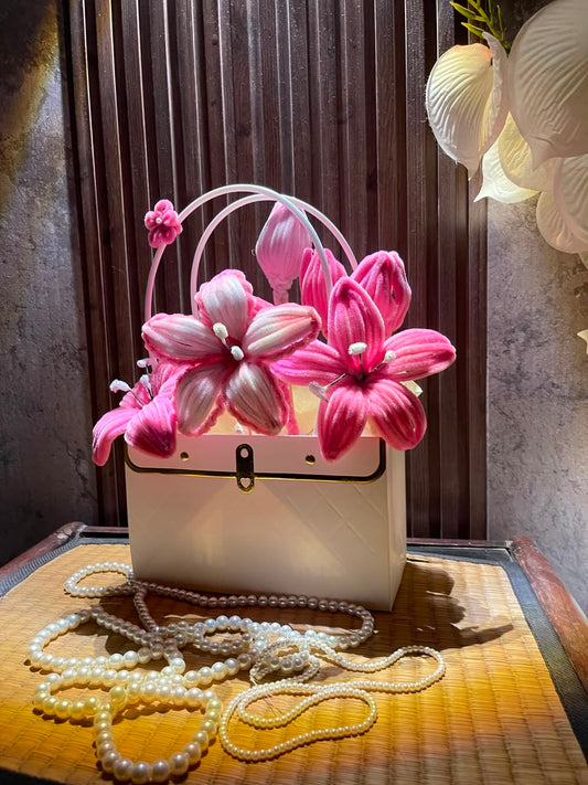 Blush Bloom Handbag Bouquet 💗