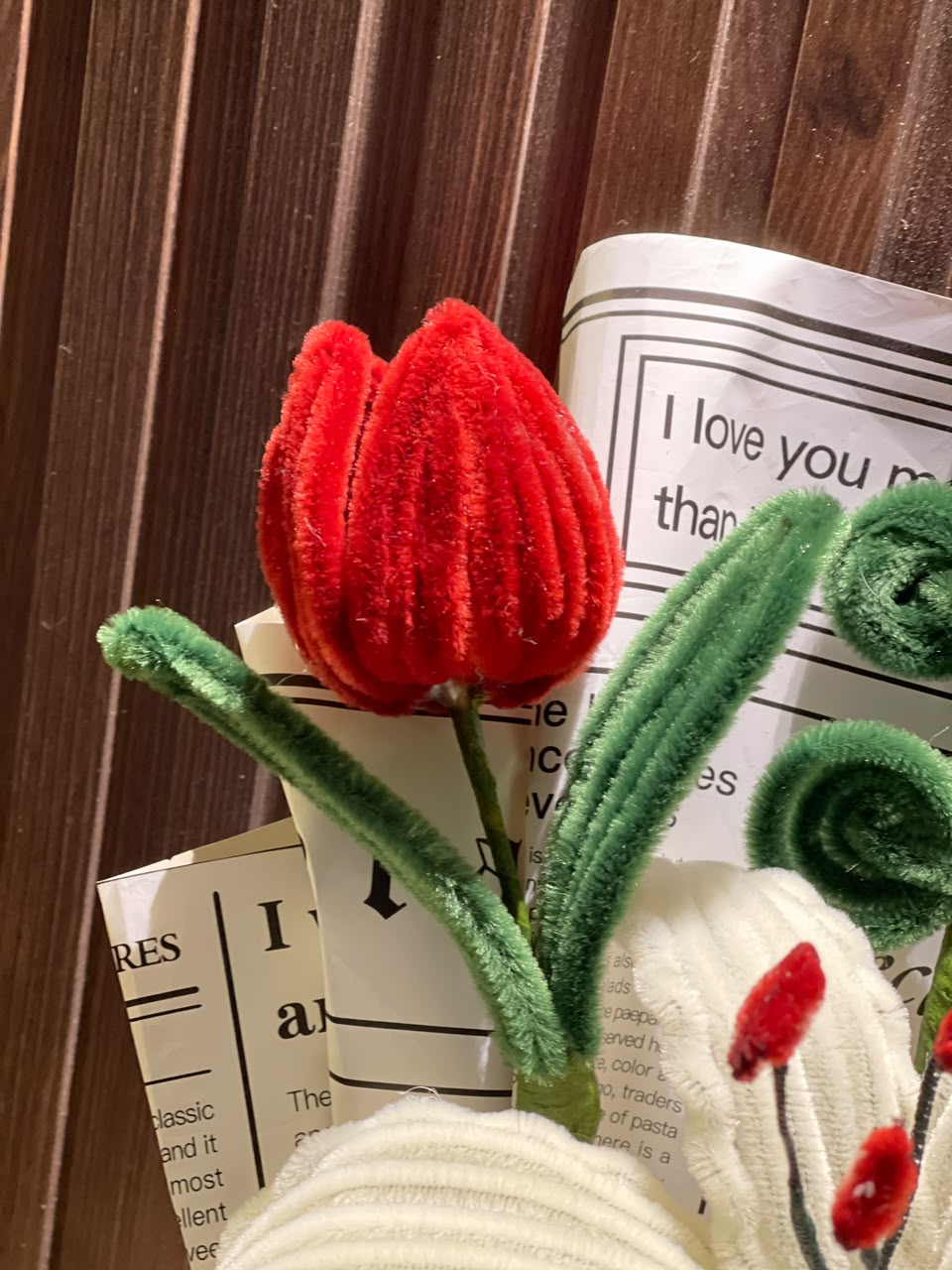 Crimson Lily Elegance Bouquet ❤️🤍